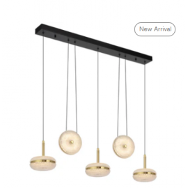 TELBIX-GOVAN 5 LIGHT BAR PENDANT